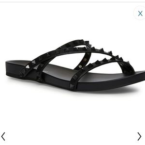 Madden girl stud slide sandals, NEW!